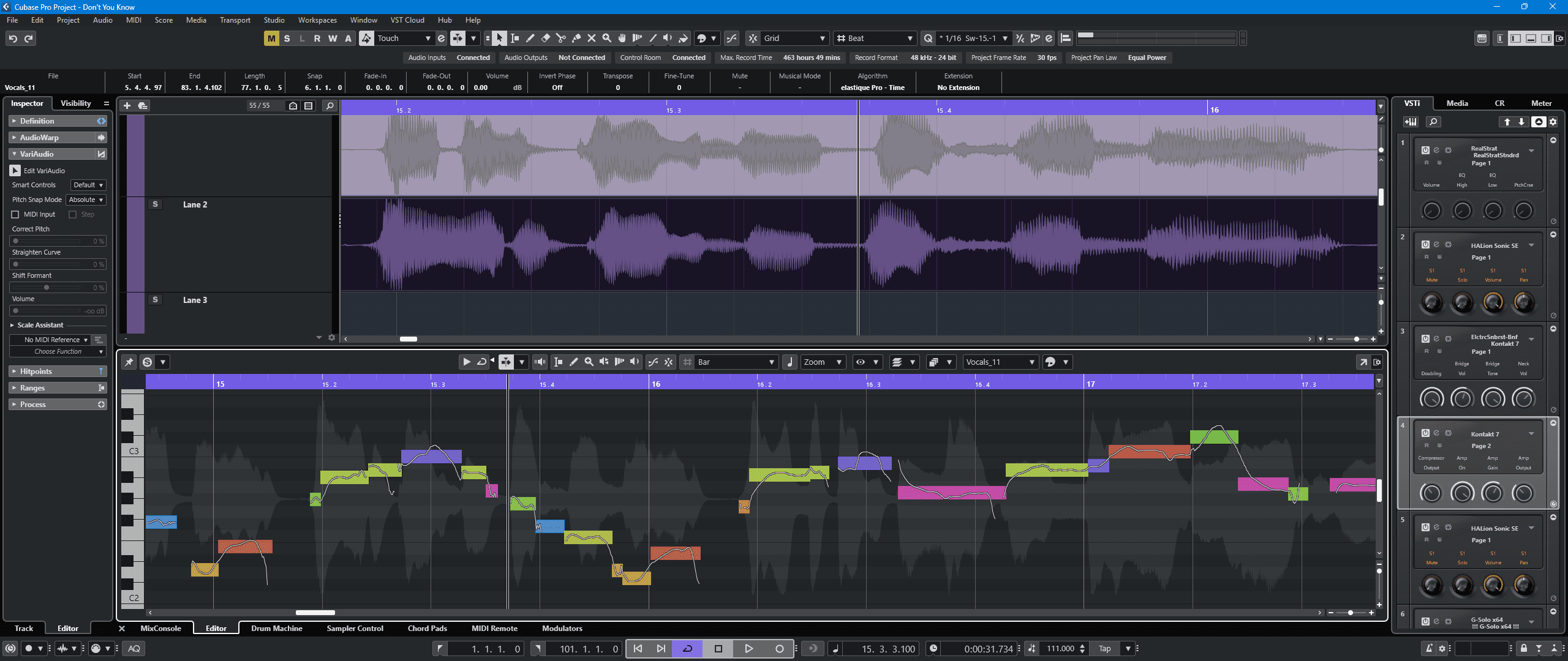 Audio Editing
